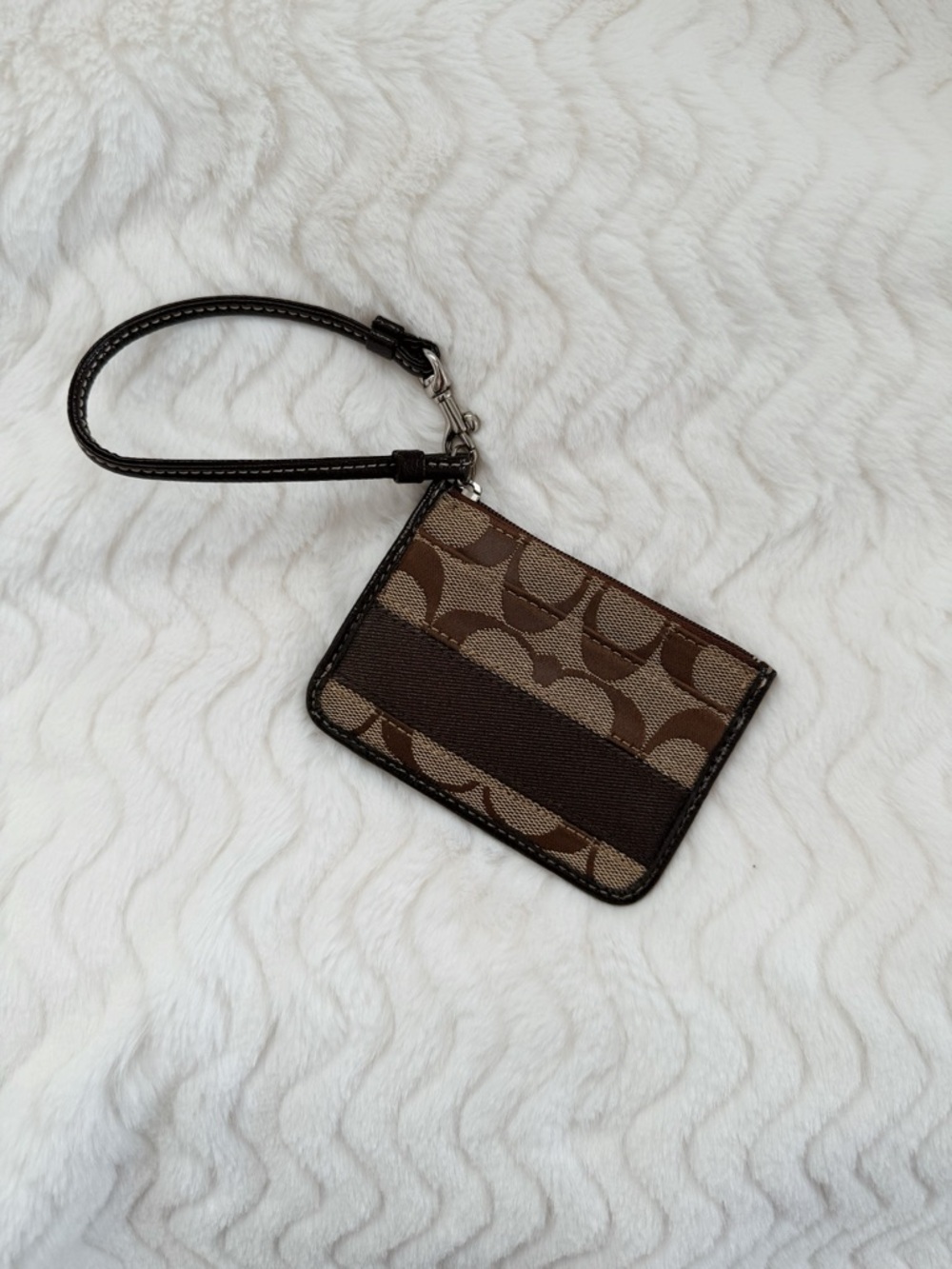 Vintage Coach Card Holder Wristlet